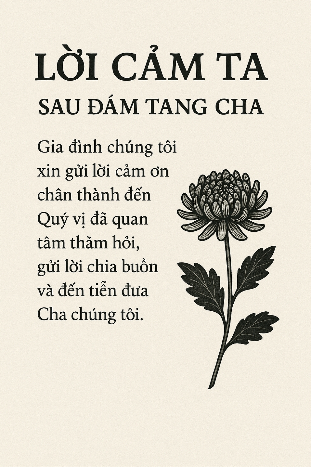loi cam ta sau dam tang cha